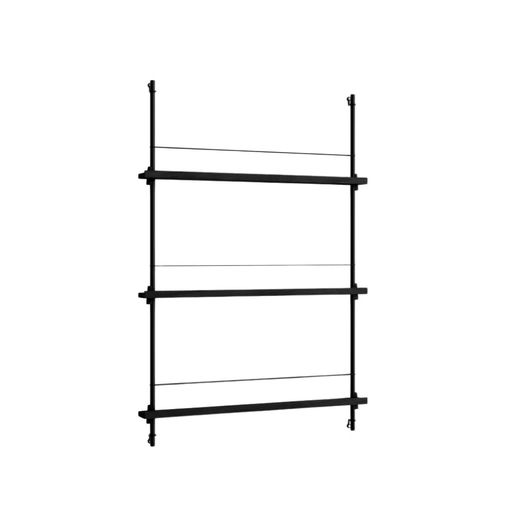 Moebe Magazine Shelving (MS.115.1) Black