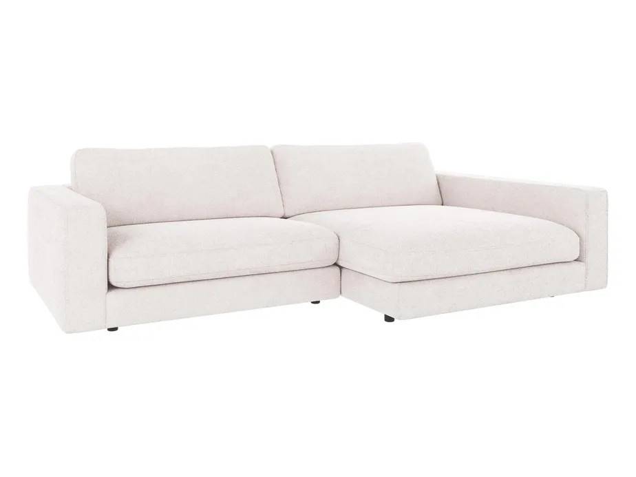 Rowico Home Duncan 3-sitssoffa med schäslong H Vit (Greg 1) 258 x 150 x 78 cm