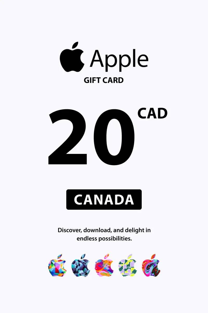 Apple $20 CAD Gift Card (CA) - Digital Code.