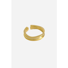 Andcopenhagen - Ring - 18 karat guldbelagt 925 sterlingsølv - Billie slim - Gold-plated