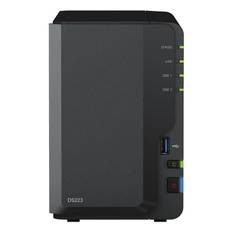 Synology DiskStation DS223, NAS, Mini Tower, Realtek, RTD1619B, 2 GB, DDR4