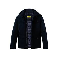 Blauer. USA Herren Fieldjacket blau Mikrofaser unifarben