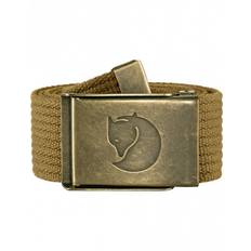 Canvas Brass Belt - Buckwheat Brown