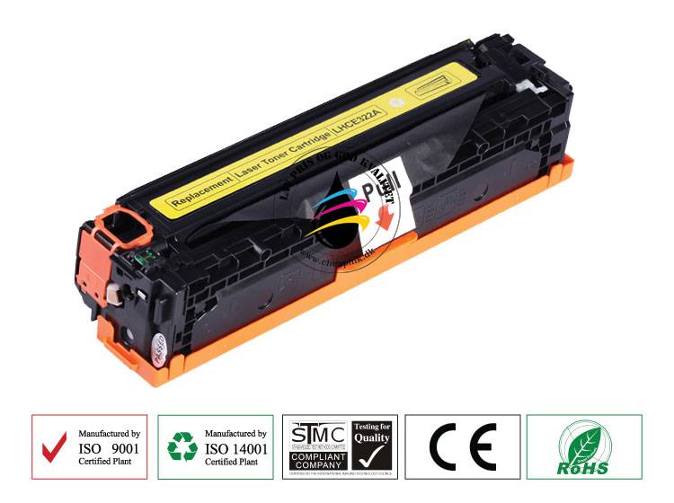 kompatibel 128A CE322A Tonerkassette gul.