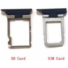För htc 10 evo sim-korthållare fack micro sd-kort fackhållare kortadapter - Svart sd-kort
