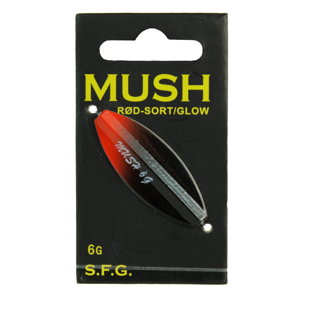 Mush Gennemløbsblink - Rød-Sort/Glow.