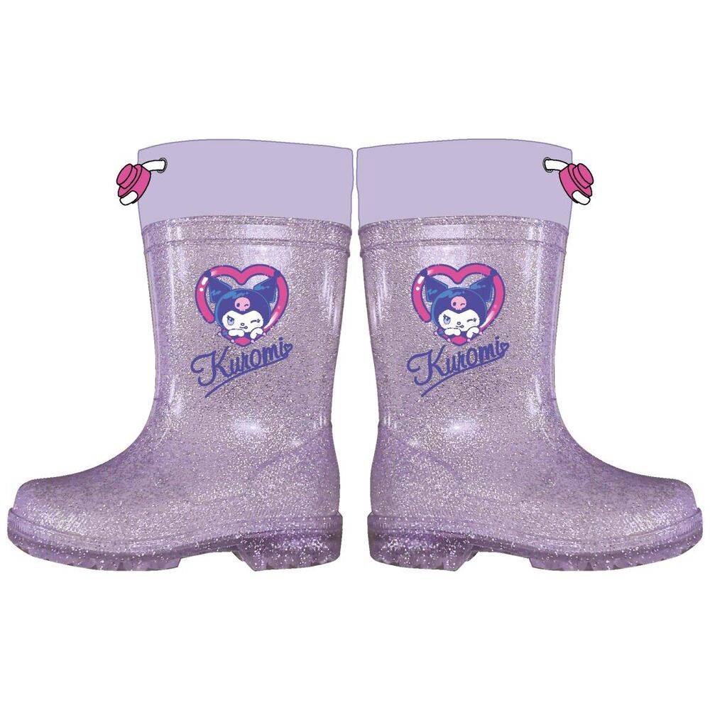 Hello Kitty Kuromi rubber rainboots