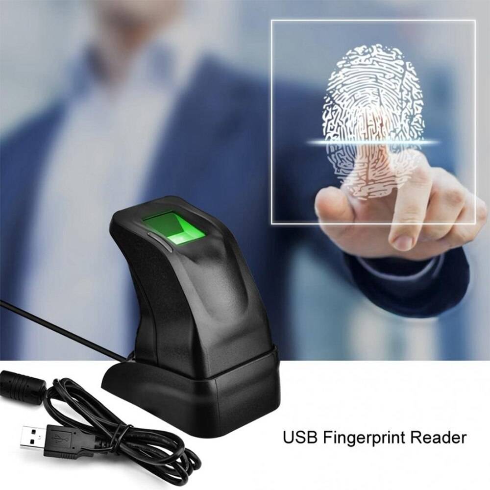 Zk4500 usb fingeravtrycksläsare scanner sensor fingeravtrycksinsamling för dator pc hemmakontor fingerläsare