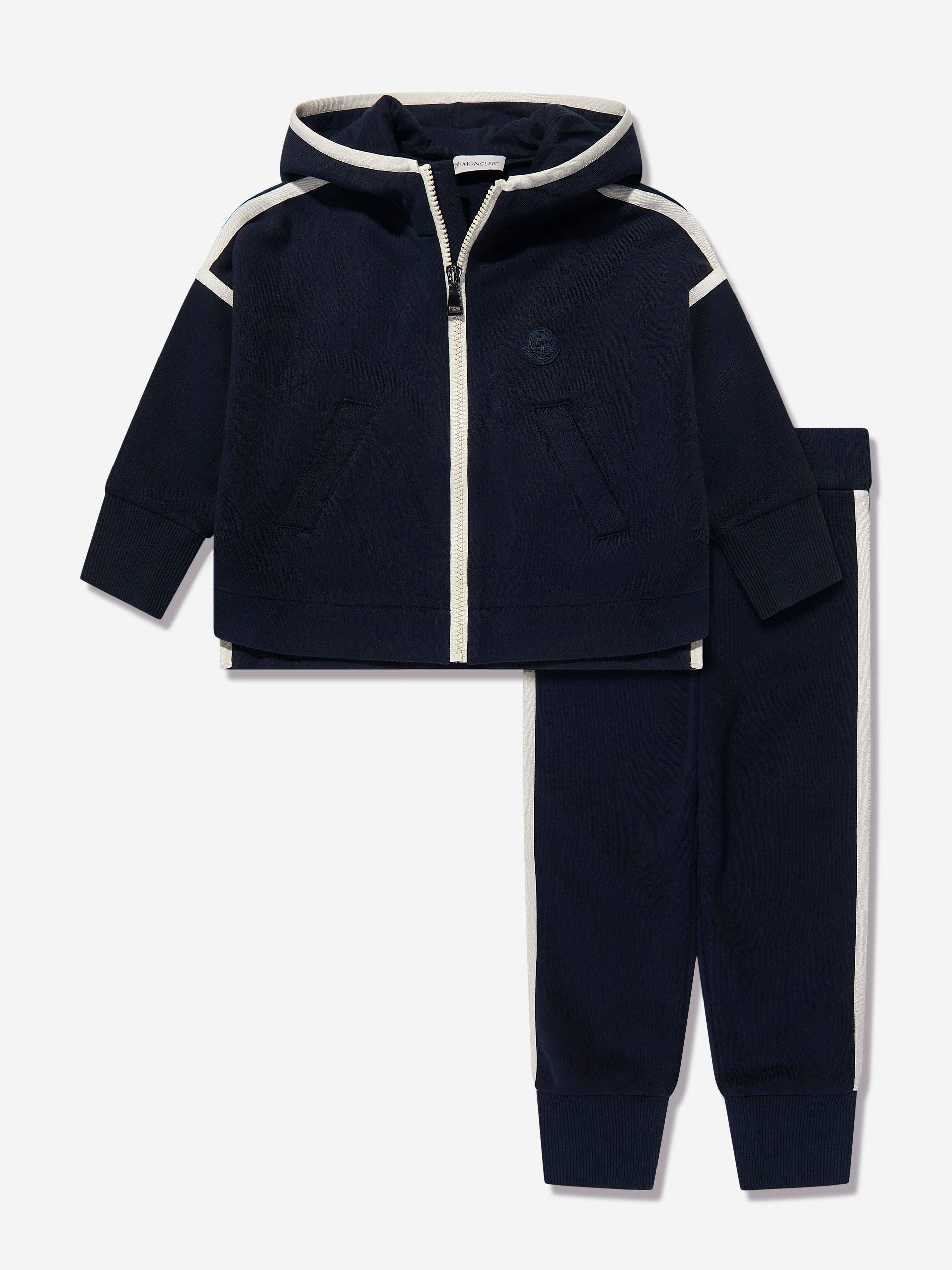 Moncler Enfant Boys Branded Tracksuit in Navy - Navy / 12 Yrs (12 Yrs)