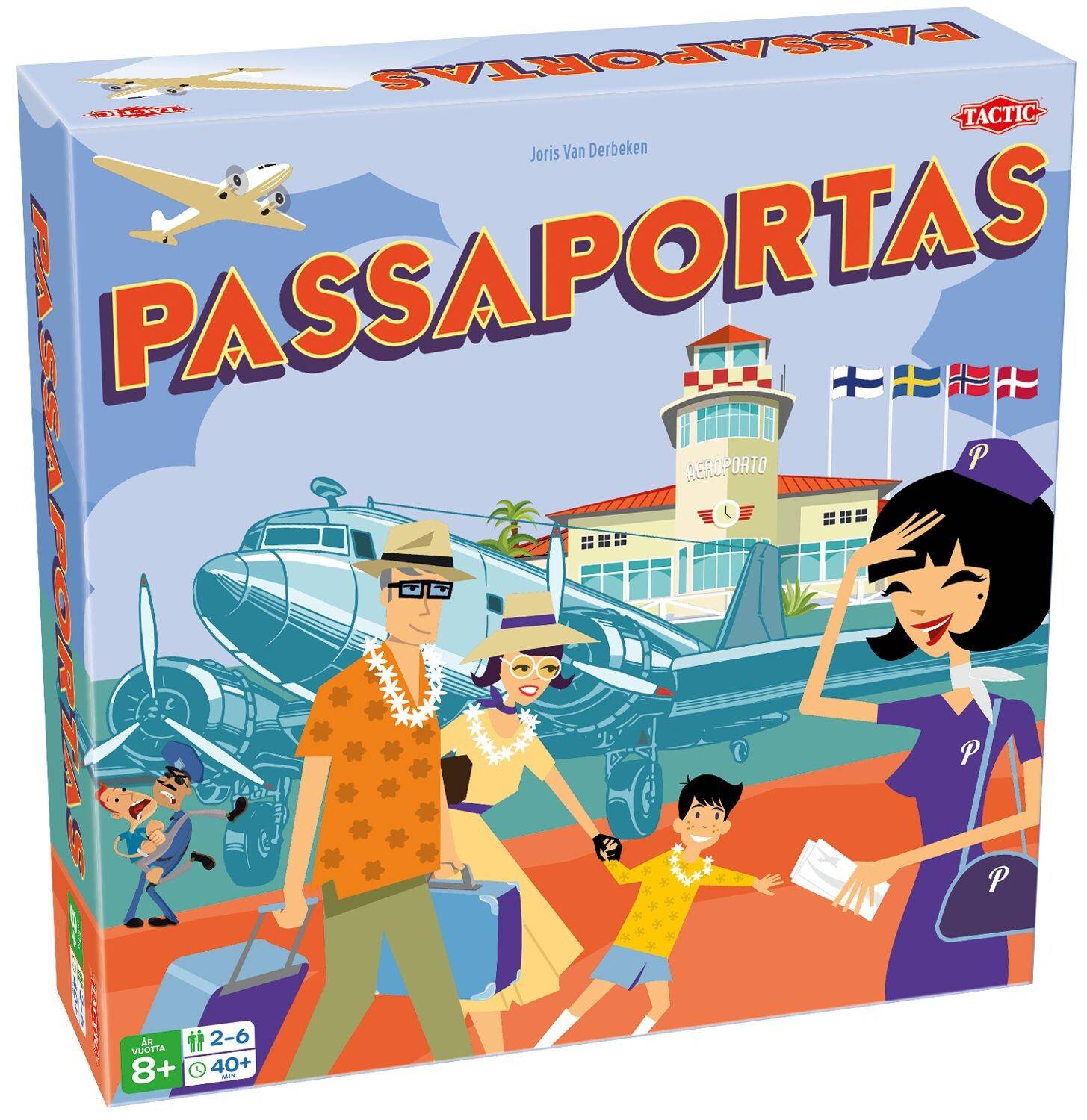 Passaportas Brætspil Dansk udgave.
