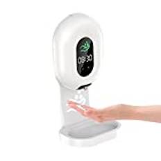 Automatisk skummande tvåldispenser, 335 ml handtvåldispenser uppladdningsbar badrum bänkskiva tvålpump beröringsfri USB-sensor elektrisk skumpump