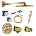 Grohe Grotherm smartcontrol, hovedbruser m/2 funktioner i børstet cool sunrise