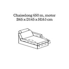 Home Group Vision Modulsofa (Chaiselong m. motor B65 cm. , Toledo/split læder)