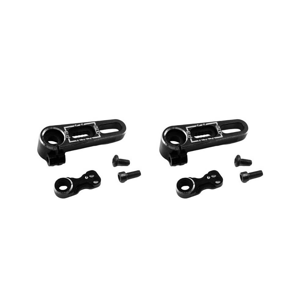 2X 25T Aluminum Alloy Adjustable Servo Horn Universal Servo Arms 25 Teeth Steering Arm for RC Car Truck Airplane