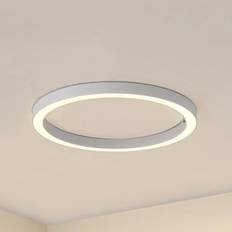 LED loftslampe Neor Lucande, dæmpbar, Hvid/opal, Gangområde, Metal, Moderne