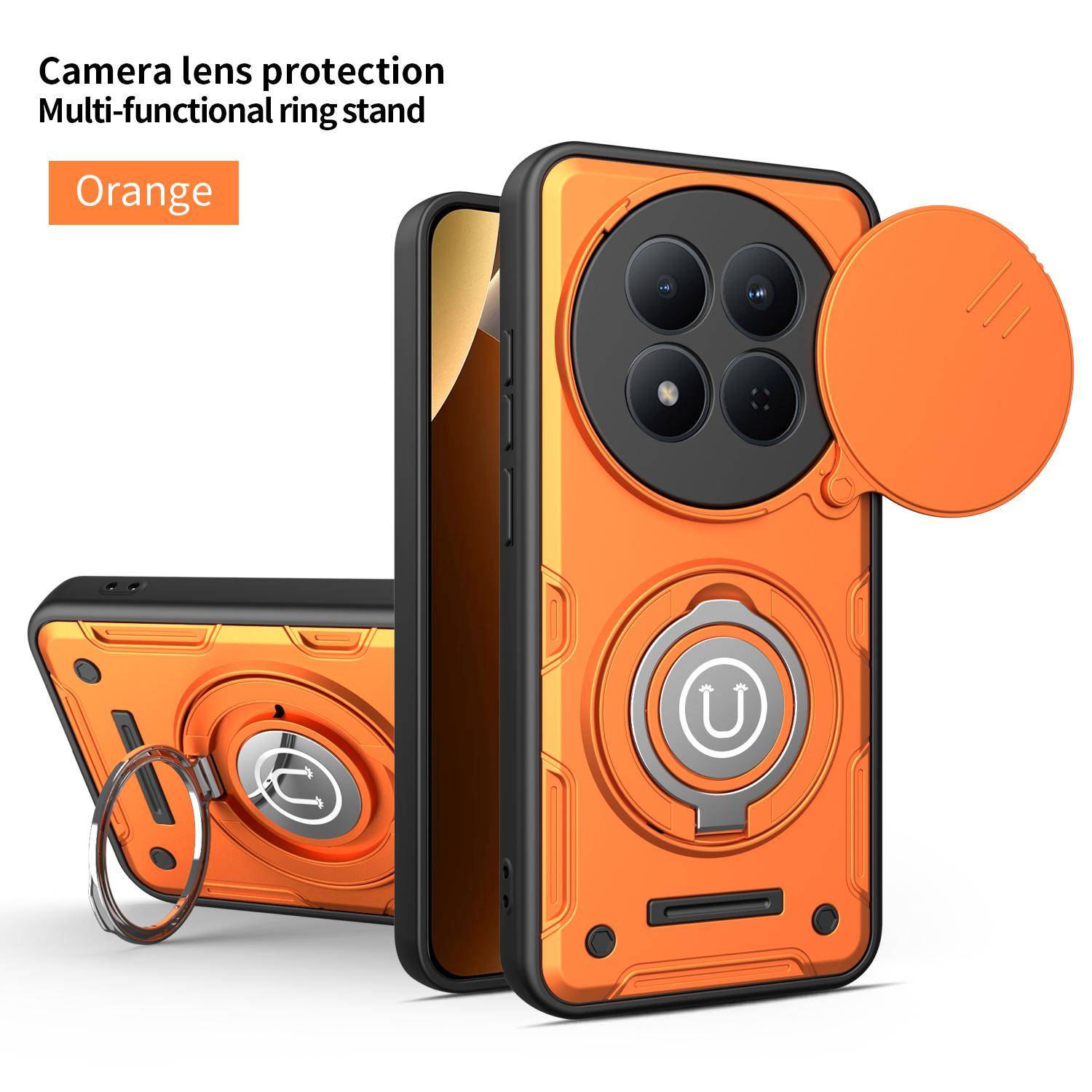 För Xiaomi Poco M8 Fodral Poco M8 Pro Telefonfodral Skydd Magnetiskt Pansar Stötsäkert Ringhållare Fodral Magsafe Trådlös Laddning Skydd