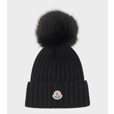 Pompom Beanie Black - ONESIZE
