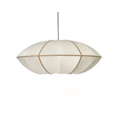 Oi Soi Oi Lampa Round Flat Silk Offwhite/amber