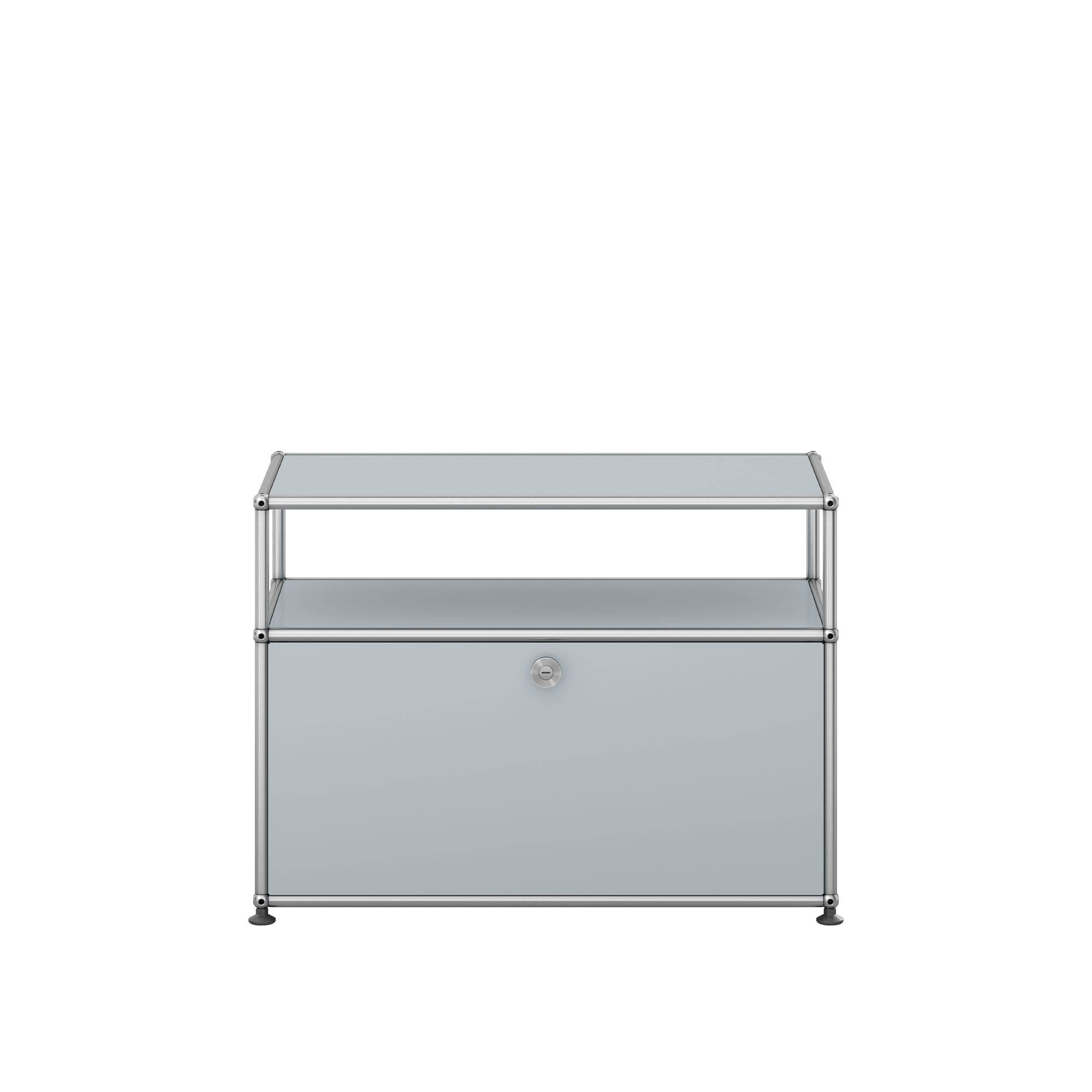 USM - USM Haller Occasional Furniture O1 USM Matte Silver - Småbord & sidobord - Fritz Haller & Paul Schärer - Silver