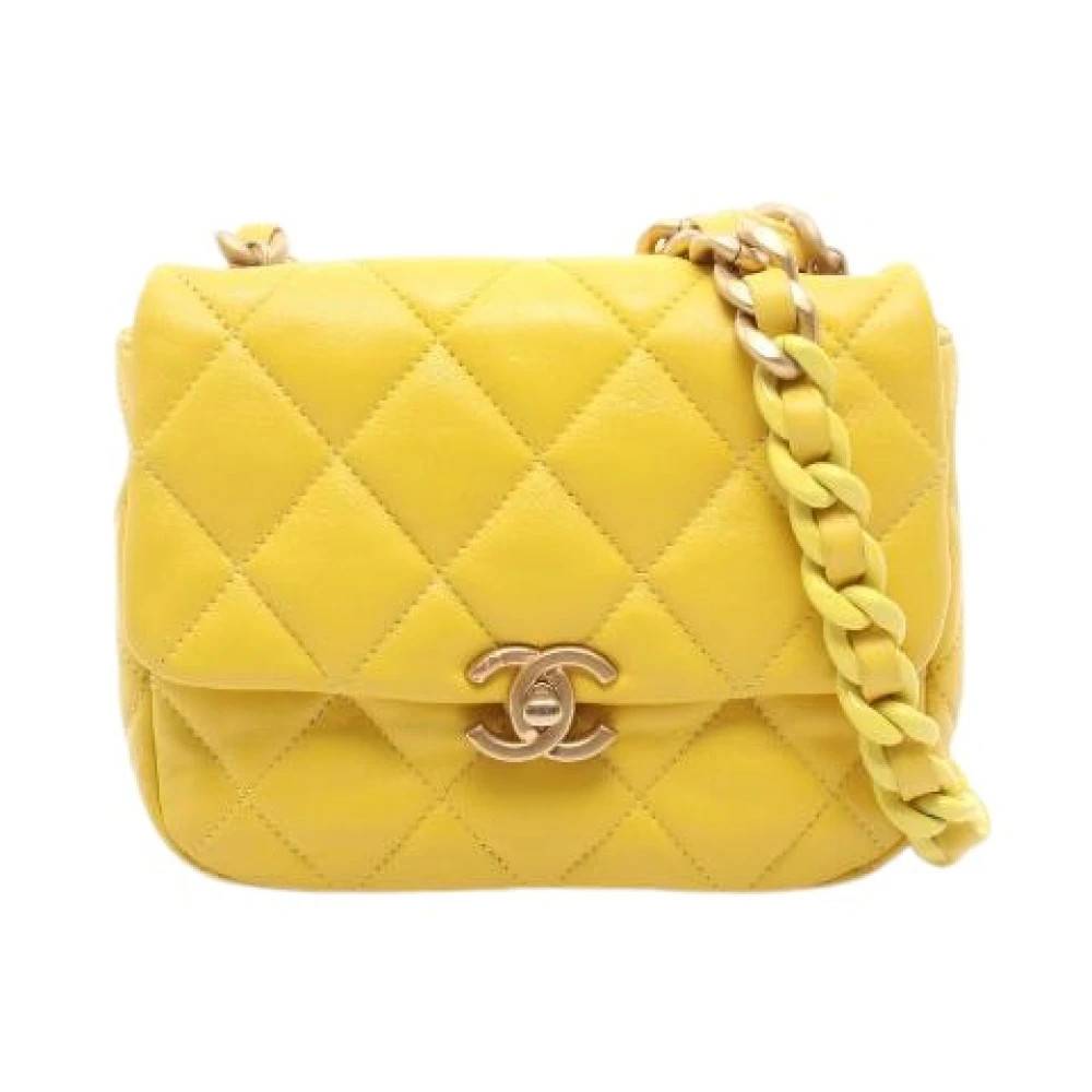 Chanel Vintage - Pre-owned Matelassé Liten Axelremsväska i Lammhud Vintage - Dam - ONE Size -