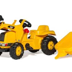Rolly Toys Rollykid Cat Med Släp 23288 traktor barnlek pedal motorik bygglek