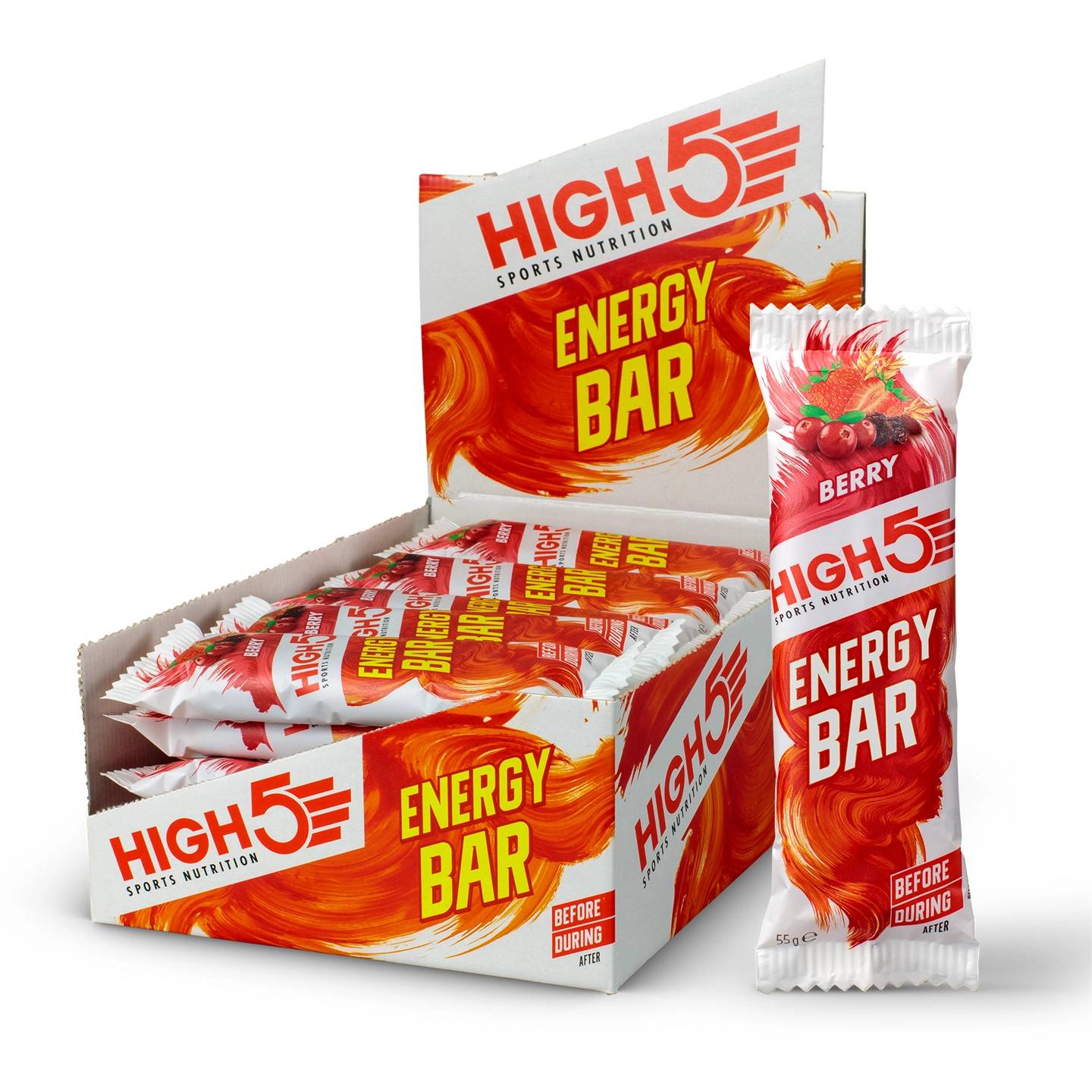 High5 Bär Energibar 12 st, 55 gram