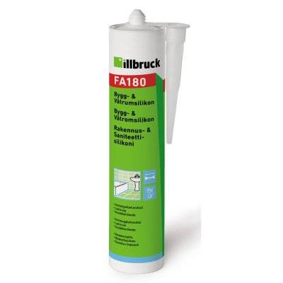 illbruck Bygg & våtrumssilikon Ljusgrå 300 ml