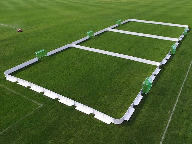 Fotbollssarg PRO 31 x 15,5 meter Splitsystem