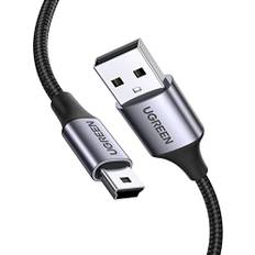 UGREEN Mini USB Kabel USB 2.0 A till Mini B Dataöverförings och Laddningskabel. (2M)