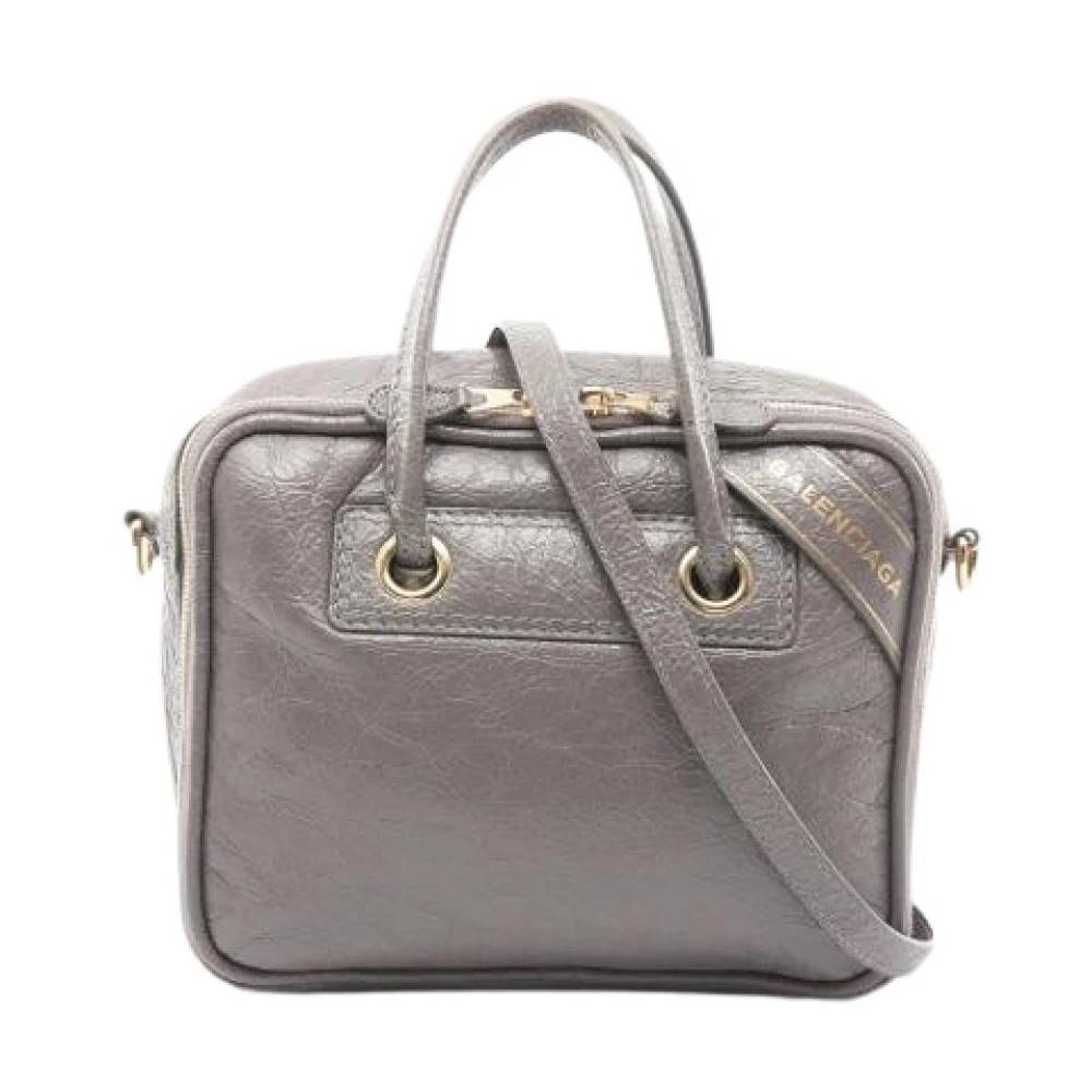 Balenciaga Vintage Pre-owned Vintage Håndtaske - Vintage - Dame - Grå - ONE SIZE - Læder
