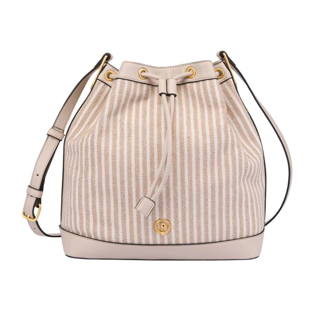 Pollini Bucket Bag - Tasker - Dame - Beige - ONE SIZE - Uld