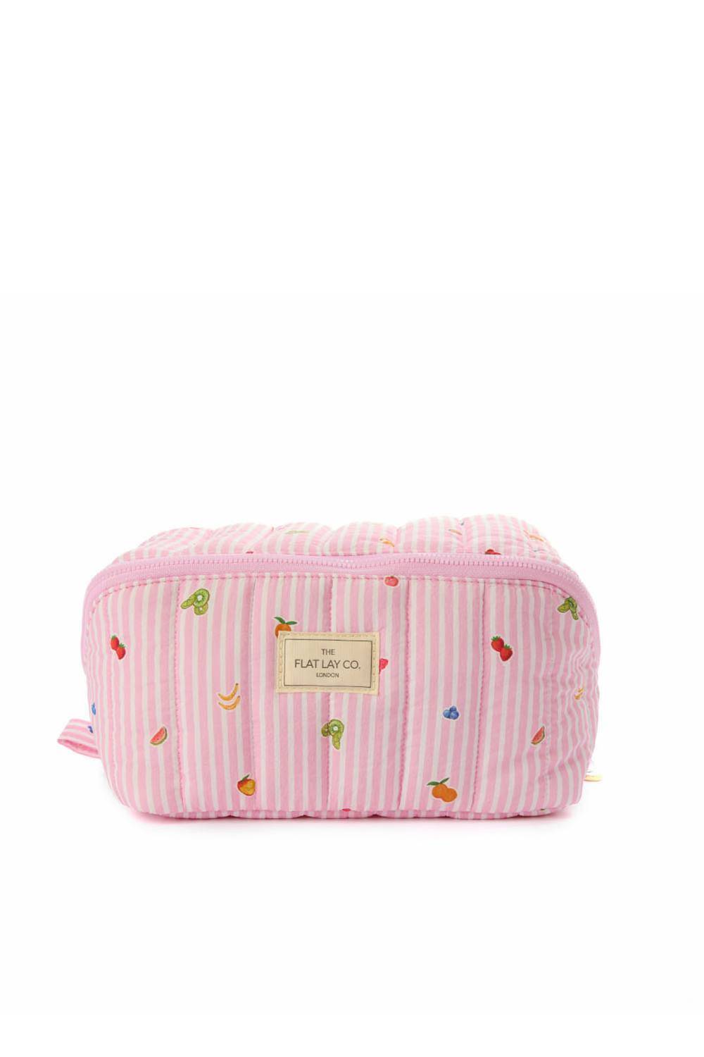 Marshmallow Flat Lay Makeup Box Bag - Frutas