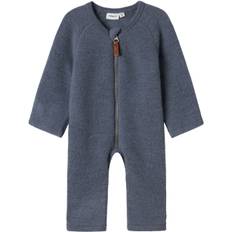 Name It Nbmwmino Wool BRU LS Suit Noos Str 68 - Folkstone Gray Bukser Uld hos Magasin