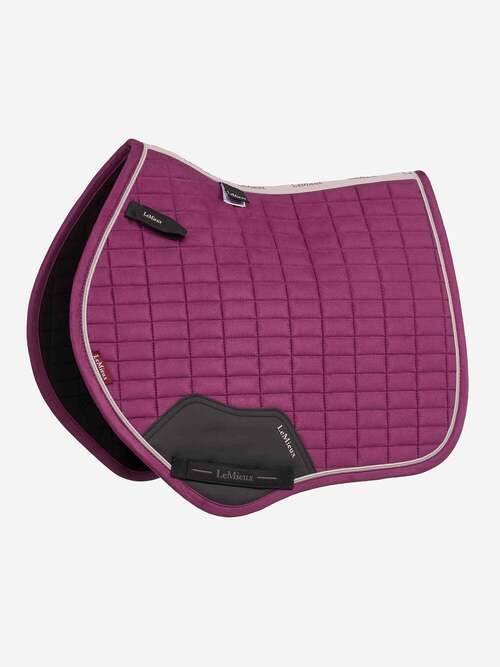LeMieux Suede Suede Close Contact underlag - Blackberry - XS
