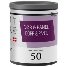 Droppen Elegance Dør og panel Glans 50 hvid - 0,75 liter