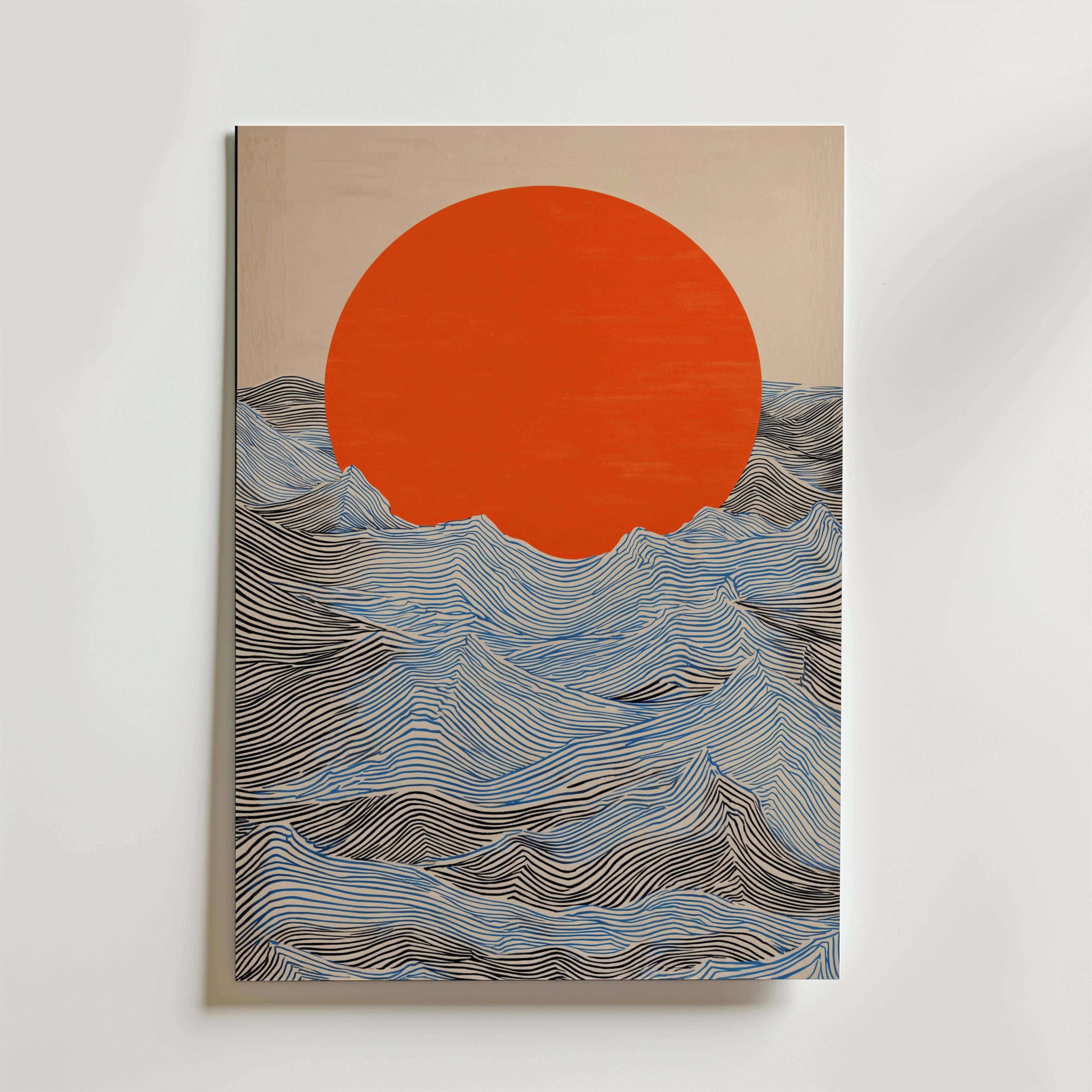Crimson Tide Poster - Fine Art Poster 50x70 cm