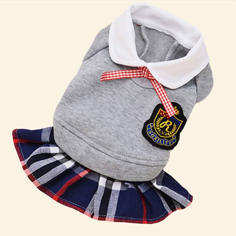 SENYEPETS Hundskoleuniform - Grå / Xs