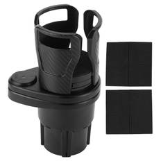 Car Water Cup Holder 2 in 1 360 degrees Rotating Universal Vehicle Seat Bottle Mount Carrier
