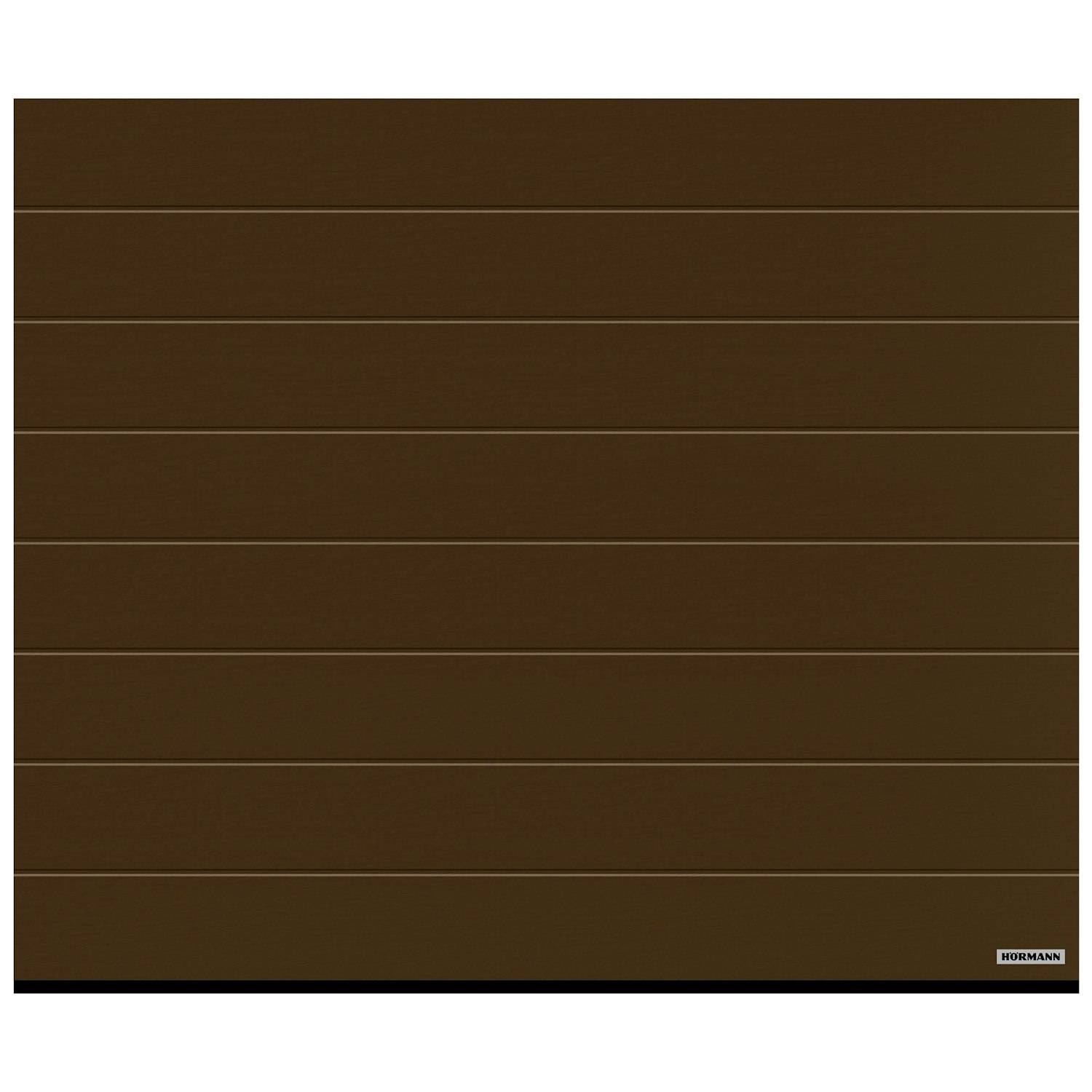 Garageport Hörmann RenoMatic BxH: 2750x2500, M-Profil, Woodgrain, Brun