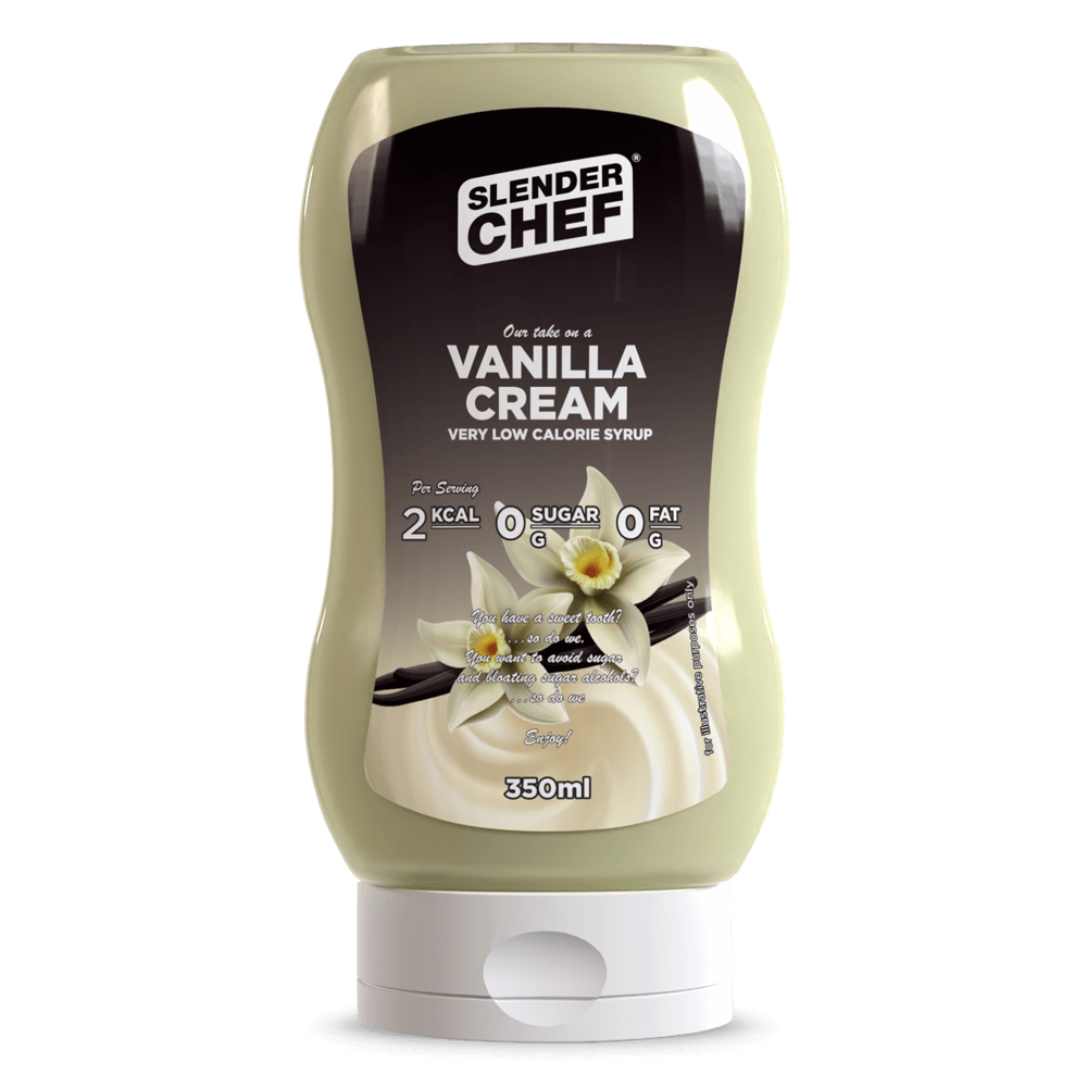 Slender Chef Vanilla Cream Syrup - 350 ml. (18/11-26) - Sirap
