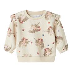 Name It Sweatshirt - NbfNoise - Peyote Melange m. Tryck - Name It - 1½ år (86) - Sweatshirt