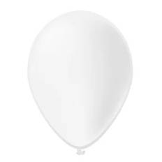 Ballon ø 30 cm, 10 stk. Hvid