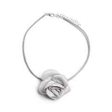 PCTROSE Necklace - Silver Gray - ONE SIZE