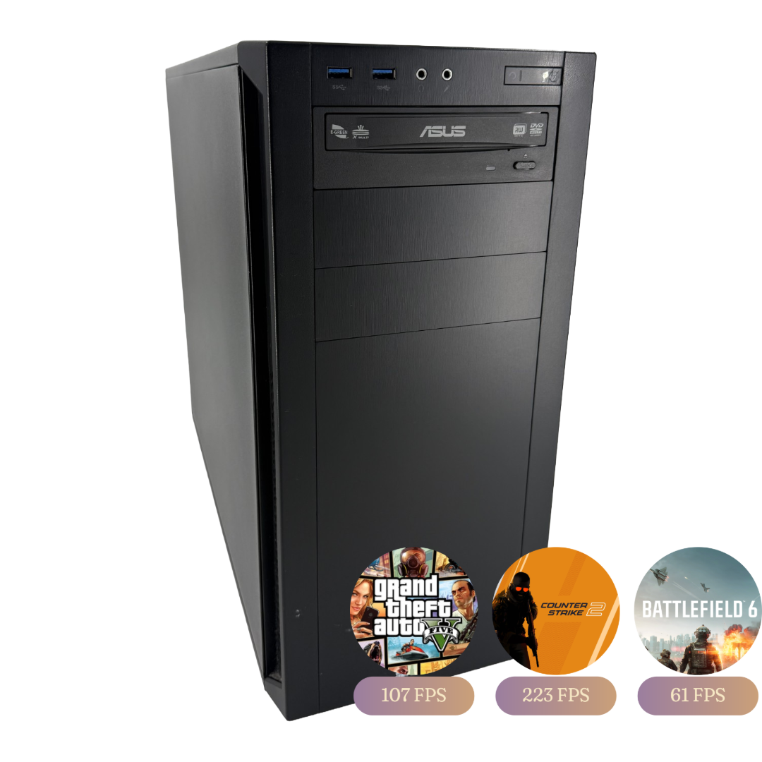 Gaming Desktop / RTX 3060 12GB / Intel i9 - 9900K / 48GB DDR4 (2133MHz) / 1TB HDD + 256GB SSD + 120GB SSD