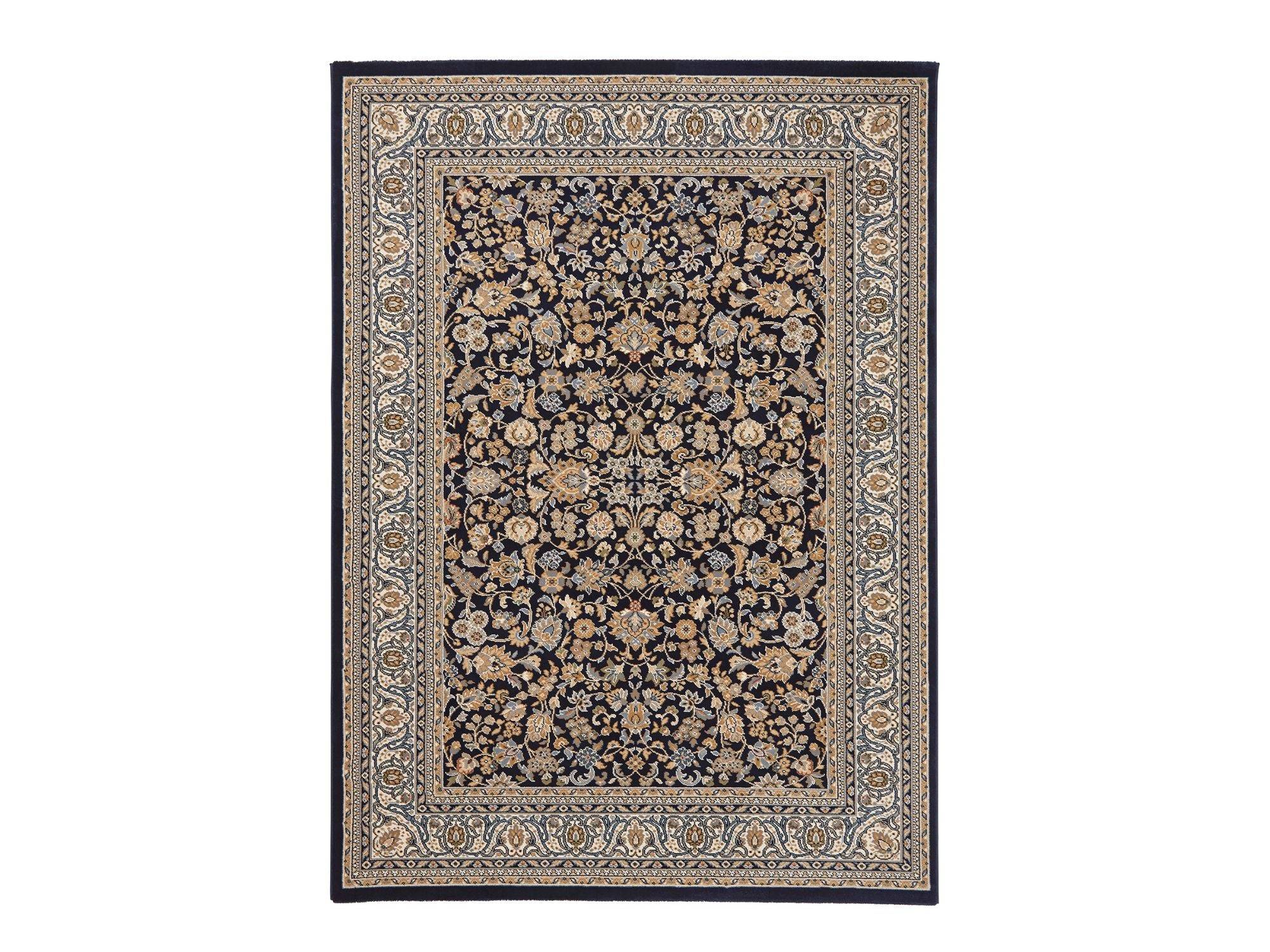 H.C. Tæpper - Maya Allover tæppe - B240 x L340 cm / 8746-334 - Mørkeblå