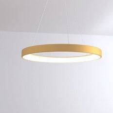 Lunaop Slim Body pendel fra Martinelli Luce - Ø80 cm / Perleguld / 3000K