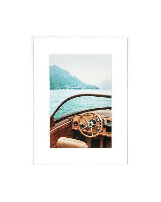 Newport Boat on Lake Como I - Flerfärgad (B: 62 x H: 82 cm)
