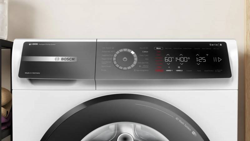 Serie 8, Tvättmaskin, frontmatad, 9 kg, 1400 v/min