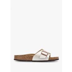 Womens Catalina Birko-Flor Sandals In Graceful Pearl White