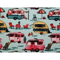 Stof France 100% Cotton Fabric Aqua